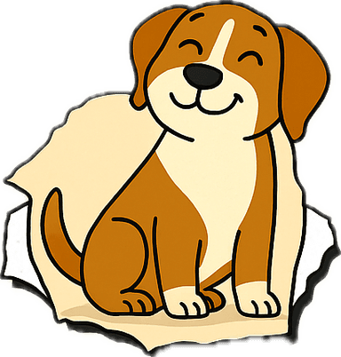 Happy Dog Mascot
